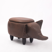 Pouf rond rembourré avec pieds en bois, repose-pieds pour femme, prix d'usine, chaise en cuir avec repose-pieds