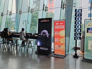 Écran d'affichage LED pliable d'intérieur P1.86 P2 P2.5, totem LED mobile sur pied, affichage publicitaire numérique pour magasin de détail - Product Image 2