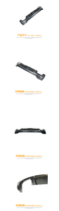 Difusor Trasero de Fibra de Carbono Estilo 3D para <span class=keywords><strong>BMW</strong></span> <span class=keywords><strong>X4</strong></span> F26 G02 <span class=keywords><strong>M40i</strong></span> xDrive35i xDrive - Product Image 6