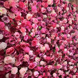 Ramo de Damas de Honor SPR, Pared de Flores de Rosas Terminadas de 8 pies x 8 pies <span class=keywords><strong>para</strong></span> Bodas, Fiestas de Cumpleaños, Hoteles, Hogar, Baby Shower, Bar - Product Image 2