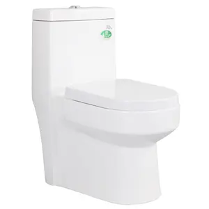 Чайочжоу сантехника белого цвета для ванной комнаты фарфоровый Туалет напольный керамический сифонный Цельный унитаз