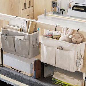 Cotton Linen Modern Eco-Friendly Foldable Bedside Hanging Pocket Storage Bag Bedroom Magazine Pouch Diaper Caddy Toy <b>Holder</b> Baby - Product Image 3