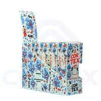 Boîte de rangement personnalisable pour 1 cartouche, emballage portable en papier couché pour stylo, emballage sur mesure