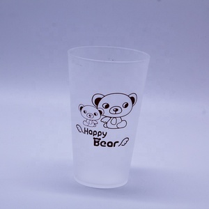 Tasse givrée en plastique PP réutilisable, sans bpa, logo <span class=keywords><strong>personnalisé</strong></span>, 400ML, pour fête - Product Image 5