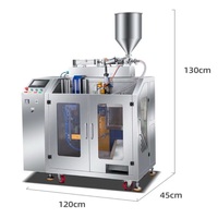 Machine de remplissage et de scellage de sachets à bec verseur vertical de qualité alimentaire pour l'emballage de liquides et de pâtes