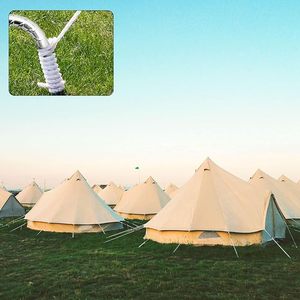 Piquets métalliques filetés faciles à installer <span class=keywords><strong>pour</strong></span> le camping en extérieur, le soutien des <span class=keywords><strong>plantes</strong></span> de jardin et les barrières temporaires - Product Image 3