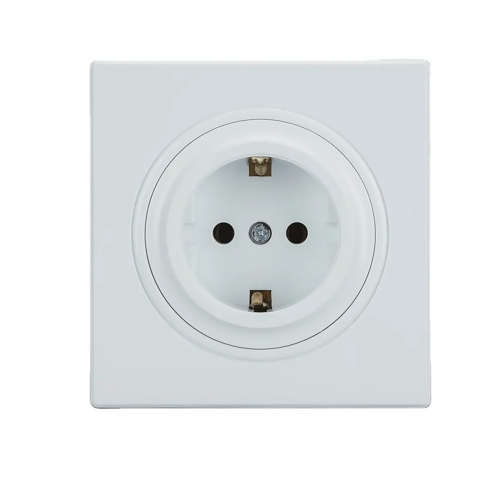 EU standard Custom high quality wall switch glass house wall socket switches electric wall sockets and switches