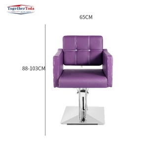 Fauteuil de Salon Professionnel en Similicuir Rotatif et Réglable en Hauteur avec Repose-Pieds – Vente en Gros, Abordable et Durable - Product Image 3