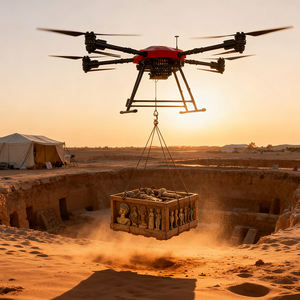 ZLWM QD-ZF-T100 Drone commercial de 100 kg de charge utile, vol stationnaire automatique, positionnement précis, télécommande, temps de vol de 21 à 30 minutes pour - Product Image 5