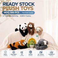 Peluches en gros CE – Animaux en peluche lestés avec billes, jouets en peluche lestés pour promotion
