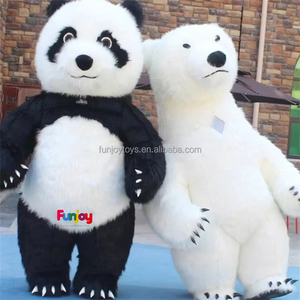 <span class=keywords><strong>Costume</strong></span> da Mascotte <span class=keywords><strong>Panda</strong></span> Gonfiabile 2/2,6/3 Metri per Adulti, Senza Batteria 12V - Product Image 3