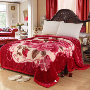 Coperta Raschel a Doppio Strato Ispessita, Antistatica, in Flanella, per Letto Matrimoniale, Calda per l'Inverno, Vendita all'Ingrosso - Product Image 5