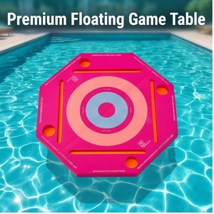 Table de Mahjong Flottante de Luxe en EVA pour Piscine, Étanche, Portable, Pliable, avec Porte-Gobelets, pour Fêtes Estivales en Extérieur - Product Image 2