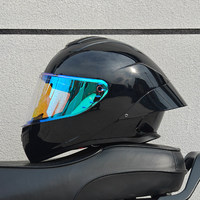 Nouveaux casques de moto intégraux ORZ avec visière simple, doublure en mousse ABS, fermeture rapide pour hommes et femmes, toutes saisons