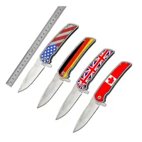 Novo 2022 EUA design dobrável caça sobrevivência ao ar livre handmade camping facas de aço inoxidável completo