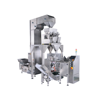 Machine d'emballage de riz haute productivité 1kg-5kg, ensacheuse de céréales, de haricots et de noix avec peseuse linéaire