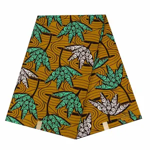 Großhandel Java Polyester Stoff Wachs druck Stoff afrikanischen Ankara Stoff für Kleidungs stück