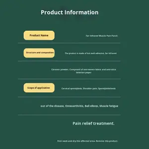 Nanjing Tongrentang jumlah besar inframerah jauh Patch nyeri tulang otot Harga terbaik plester Cina resmi tubuh - Product Image 4