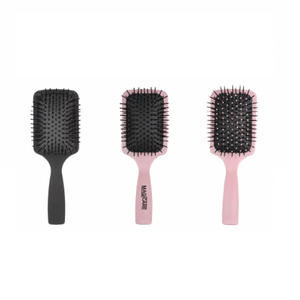 Brosse à rouler professionnelle en céramique avec manche en H, poignée en caoutchouc antidérapante et poils de sanglier doux pour démêler les cheveux raides - Product Image 2
