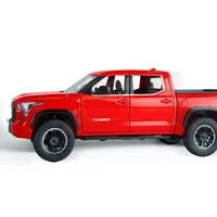 Modelo de Camioneta de Aleación Fundida a Presión a Escala 1/24 con Seis Puertas Abatibles, Luz, Sonido, Suspensión en las Cuatro Ruedas y Dirección