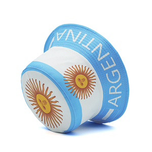 Sombrero de Pescador Reversible con Estampado de Bandera Nacional de <span class=keywords><strong>Argentina</strong></span>, Brasil y México, Estilo Panamá para Verano y Actividades al Aire Libre - Product Image 6