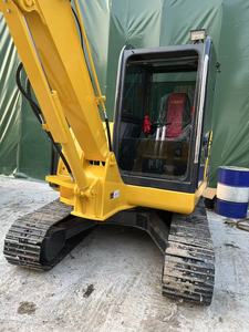 Excavatrice Komatsu PC56-7 d'occasion, faible nombre d'heures de travail, mini-excavatrice hydraulique sur chenilles de 5,6 tonnes, d'origine japonaise, à vendre - Product Image 6