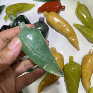 Vente en gros de poivre en cristal sculpté à la main en pierre de roche naturelle pour la décoration intérieure - Product Image 2