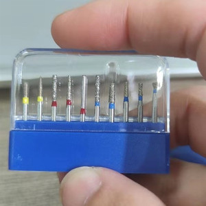 Manipolo Dentale ad Alta Velocità con Frese Diamantate, Turbina e Custodia in Cartone, Accessorio per Trapano Dentale CE <span class=keywords><strong>OEM</strong></span> - Product Image 1