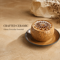 Ensemble tasse et soucoupe en céramique style barista pour l'art latte et le service de café, idéal pour l'hôtellerie et la vente au détail de café à domicile