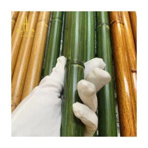 Grain de bois personnalisé 6066 6082 Profilé en aluminium de tuyau rond de style bambou CNC pour cadres architecturaux Robuste Léger - Product Image 4