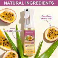 Privé Label Biologische Passievrucht & Rozenwater Anti-Klit Hydraterende Haarspray voor Dreadlocks & Droge Locs