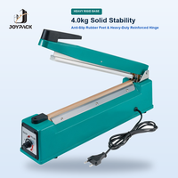 Machine de scellage manuelle à pression JY-400 avec coque en aluminium, largeur de scellage 2 mm, 400 mm (16 pouces), 600 W, pour sacs magnétiques