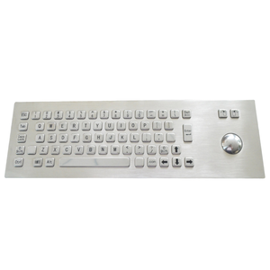 Deadskull Keyboard logam kontrol industri baja tahan karat buatan pabrik antarmuka USB kualitas tinggi Cherry untuk Desktop - Product Image 4