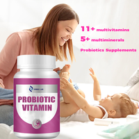 Supplément santé Lactobacillus Rhamnosus Probiotiques Lactobacillus Rhamnosus Poudre Capsules probiotiques multivitamines pour enfants