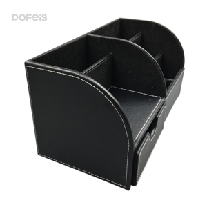 <span class=keywords><strong>Organizer</strong></span> di Lusso per Accessori da Ufficio - Porta Biglietti da Visita, Penne, Matite, Telefono e Cancelleria, Scatola Portaoggetti in Pelle PU per Scrivania - Product Image 4