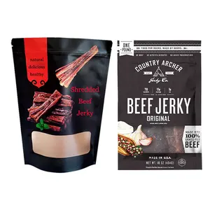 Air Dried Beef Jerky Snack Tear Notch Package Beef