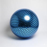 Boules sphériques en miroir gonflables en PVC pour événements géants, ballons en miroir disco gonflables colorés, décoration pour mariage et fête