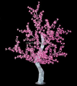 Indoor Outdoor Garden Decoration Illuminated <strong>Tree</strong> ABS Acrylic <strong>LED</strong> Cherry Blossom <strong>Tree</strong> Light Holiday Lighting for Weddings - Product Image 6