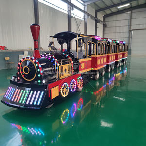 รถไฟไฟฟ้าสำหรับเด็กในสวนสนุก<span class=keywords><strong>แบ</strong></span>บไม่มีรางสำหรับใช้ในร่มและกลางแจ้งดีไซน์<span class=keywords><strong>ล่าสุด</strong></span> - Product Image 2