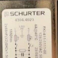 Filtre de ligne électrique SCHURTER 4304.4023 Mode commun pour équipements électriques - Product Image 1