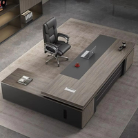 Yazhi Boss bureau Simple président moderne bureau exécutif société bureau en forme de L meubles commerciaux Table de bureau exécutif