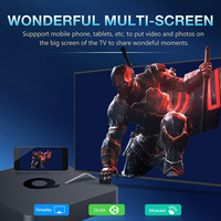 WF precio de fábrica Nuevo allwinner h313 control remoto por voz reproductor multimedia de video 4K Q1 ATV inteligente Android TV set top box Q1