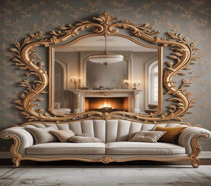 Wholesale Modern Traditional Stainless Steel Decorative <b>Mirror</b> Elegant <b>Mirror</b> for Bathroom Living Room & Bedroom - Product Image 1