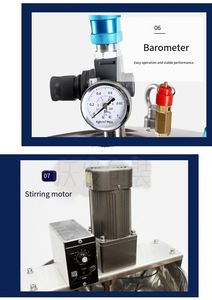 Machine semi-automatique en forme <span class=keywords><strong>de</strong></span> <span class=keywords><strong>U</strong></span> JIAHe à haute productivité et haute précision pour liquides, pâtes, miel, beurre <span class=keywords><strong>de</strong></span> cacahuète, sauce chocolat, crème - Product Image 4