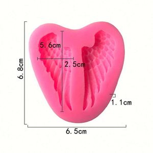 Moules en silicone personnalisés pour la décoration de gâteaux en 3D, forme d'ange, fondant. Décoration d'ailes d'ange. Pâtisserie maison OEM/ODM - Product Image 2