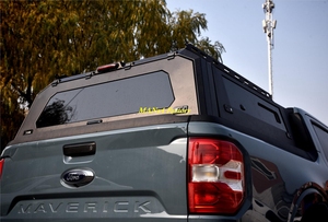 Steel Deluxe Waterproof Pickup Canopy Camper Shell <strong>Truck</strong> <strong>Topper</strong> for Ford Maverick Pick Up <strong>Trucks</strong> - Product Image 2