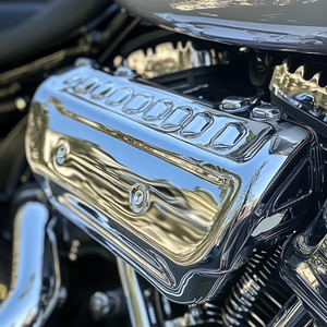 Custom OEM Billet 10 Gauge bilanciere coperchio superiore cromato, servizio di lavorazione CNC per moto e Automotive - Product Image 3