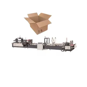 ZHENHUA-QZD Automatic Folder Gluer Carton Box Folding Gluing Machine Price For Pasting The Paperboard