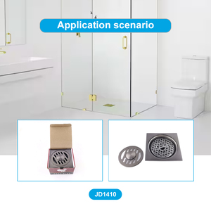 Siphon de sol moderne en acier inoxydable avec fonctions de nettoyage facile et anti-odeurs pour salle de bain, cuisine, baignoire et usage hôtelier - Product Image 5