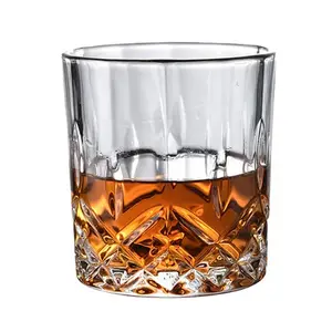 老式水晶杯威士忌玻璃杯套装威士忌酒杯厚底